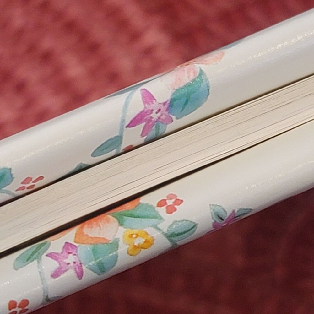 New Vintage 90s Carlton Cards 29 Page Scrapbook Pink Floral Trellis Nostalgia - Picture 10 of 12